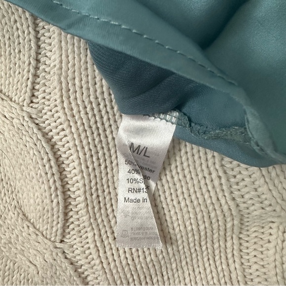 Maude Intimates Silky Lace Cami Slip Teal Blue Size M/L NWT - Picture 5 of 9